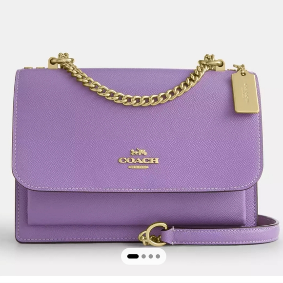 New! Coach Purple Klare Crossbody Bag